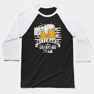 Veteran's Drinking Team Baseball T-Shirt